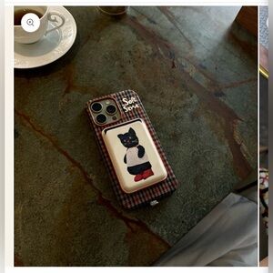 NWT SOFT SERVE CAT ILLUSTRATION MAGSAFE WALLET